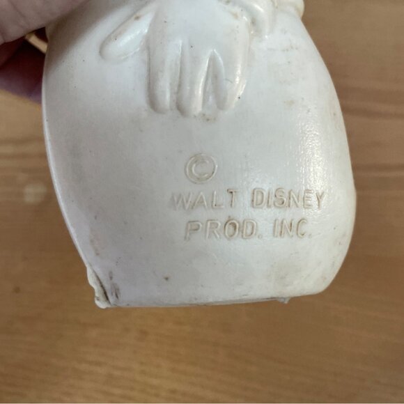 Vintage Donald Duck Bowling Set 6 Pins and Ball Walt Disney Productions 1960s - Picture 5 of 9